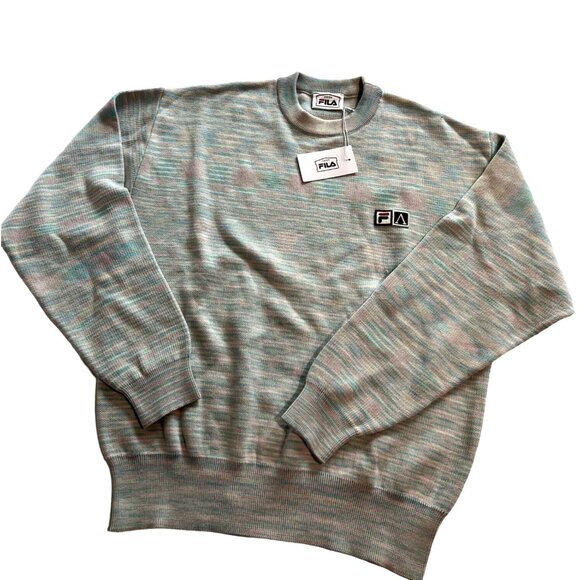 FILA x Aries Space Dye Knit Sweater in Blue - Picture 1 of 4